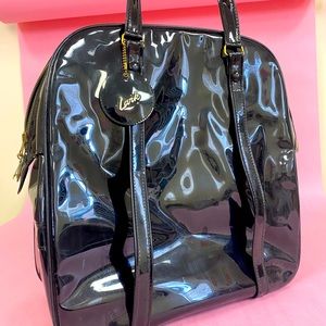 Lark Vinyl Bag Midcentury Travel Overnight carry on bag